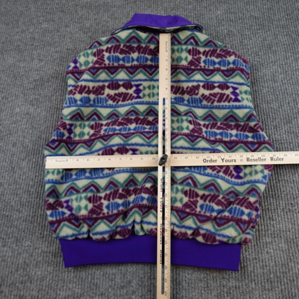 Vintage Colorado Rockies Vest Womens Large Purple MLB Reversible Columbia Fleece - Picture 7 of 10